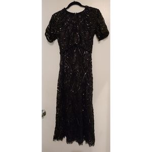 Custom made Embellished Sheer two piece